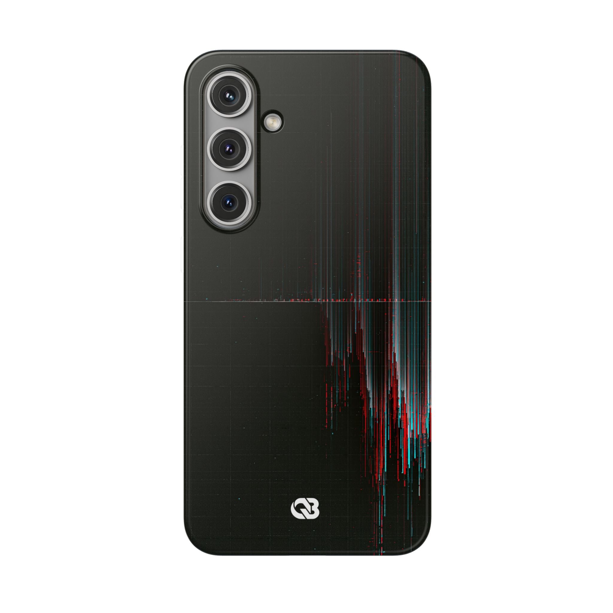 Black Lite Phone Case for Samsung - Corrupted Data Stream
