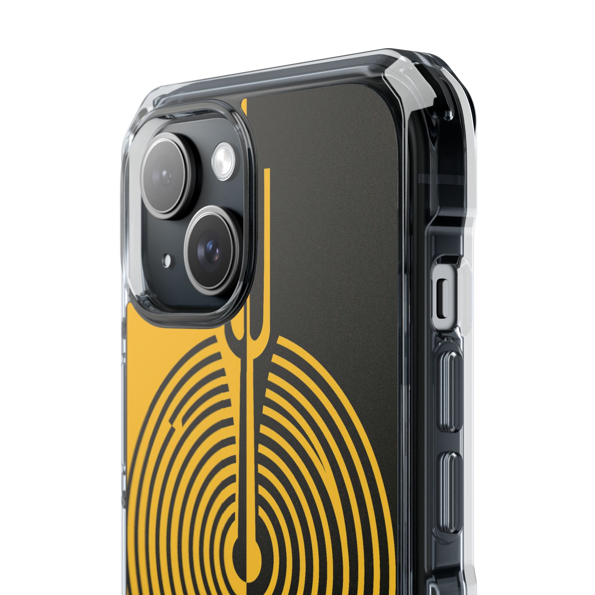Yellow Impact MagSafe Phone Case for iPhone - Voltage Sector Pulse