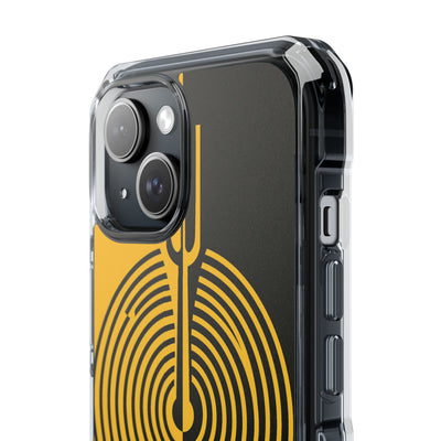 Yellow Impact MagSafe Phone Case for iPhone - Voltage Sector Pulse