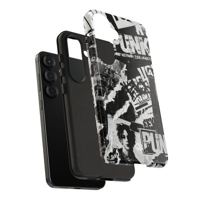 Underground Punk Collage · Tough Phone Case for Samsung · Black