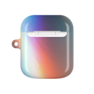 Prismatic Ray · Hard Case for AirPods & AirPods Pro · Blue