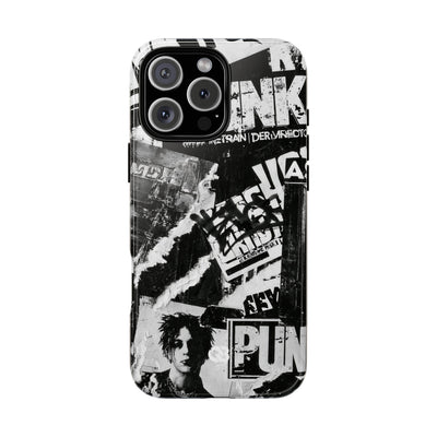 Underground Punk Collage · Tough Phone Case for iPhone · Black
