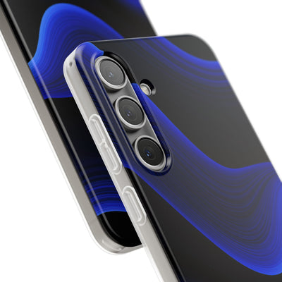 Cobalt Ridge Waves · Lite Phone Case for Samsung · Blue