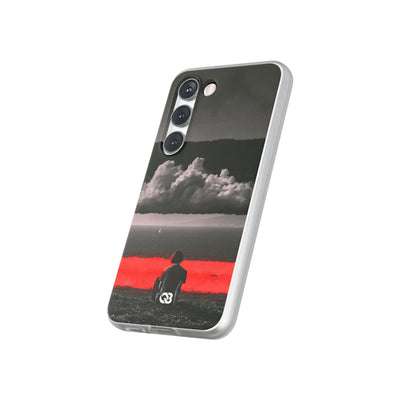 Crimson Horizon · Lite Phone Case for Samsung · Black