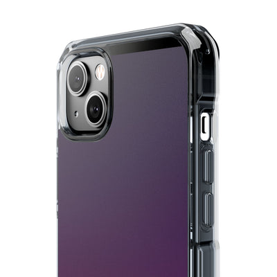 Velvet Dusk · Clear Impact Magnetic Phone Case for iPhone · Purple