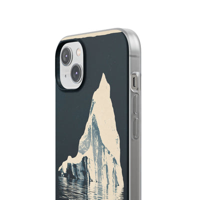 Blue Lite Phone Case for iPhone - Frozen Navy Monolith