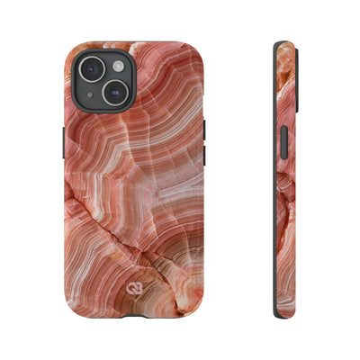Blushing Rose Strata · Tough Phone Case for iPhone · Pink