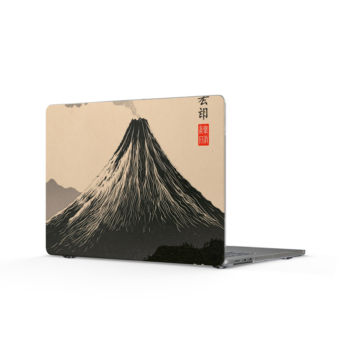 Fuji Summit · Clear Hard Case for MacBook · Beige