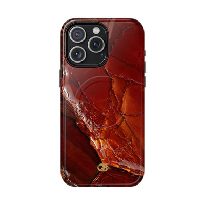 Amber Embrace · Tough 2.0 Magnetic Phone Case for iPhone · Brown