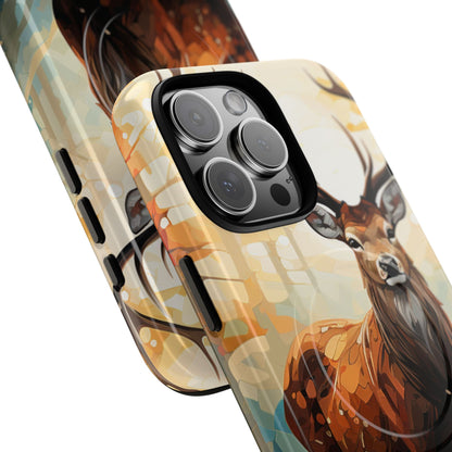 Glowing Stag iPhone 16 Pro Max Case - Tough+ - CASE•BOB