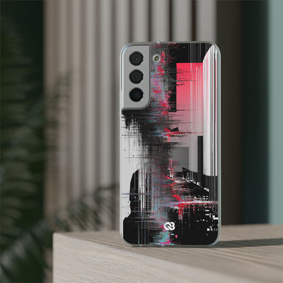 Black Lite Phone Case for Samsung - Crimson Data Leak