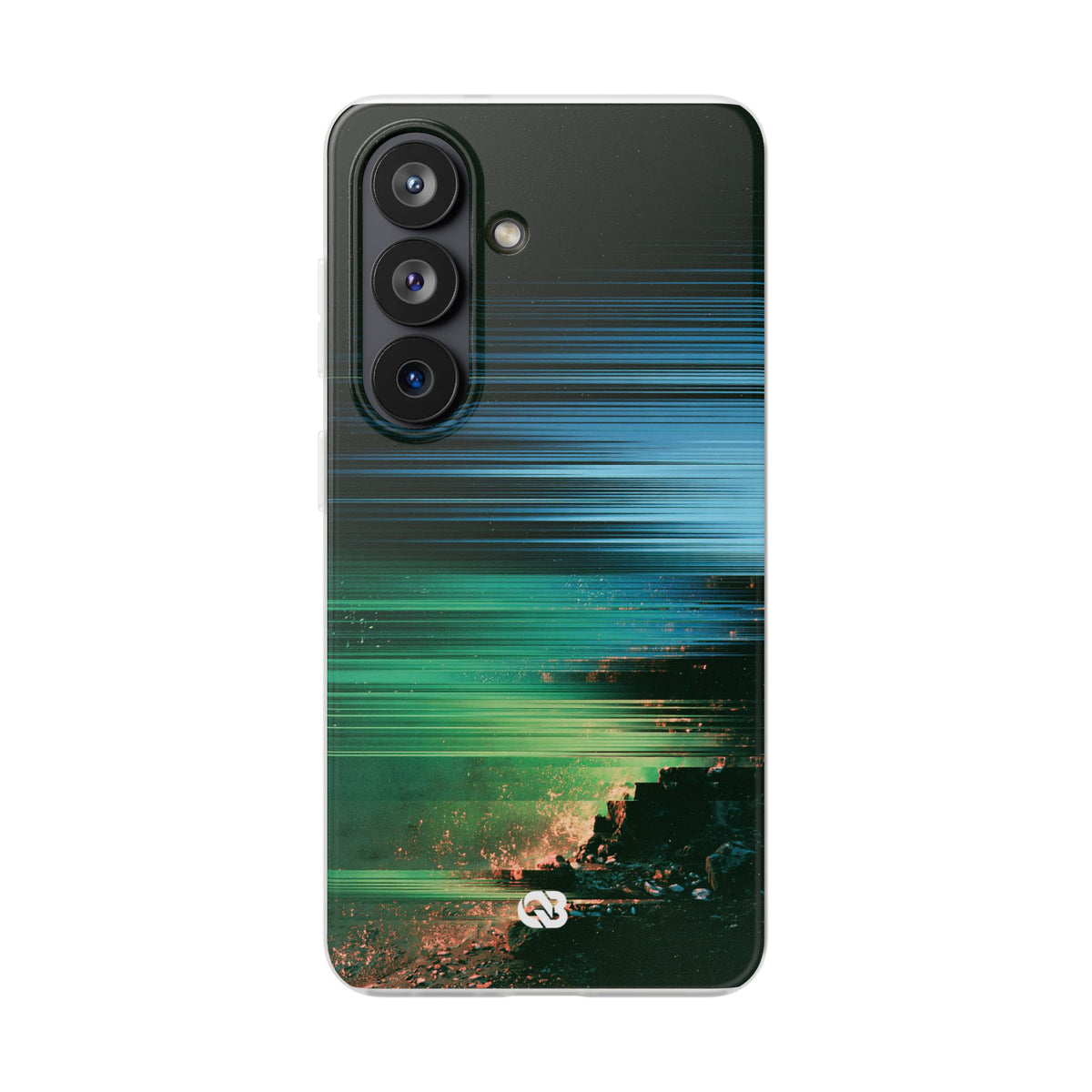 Digital Shoreline Drift · Lite Phone Case for Samsung · Teal