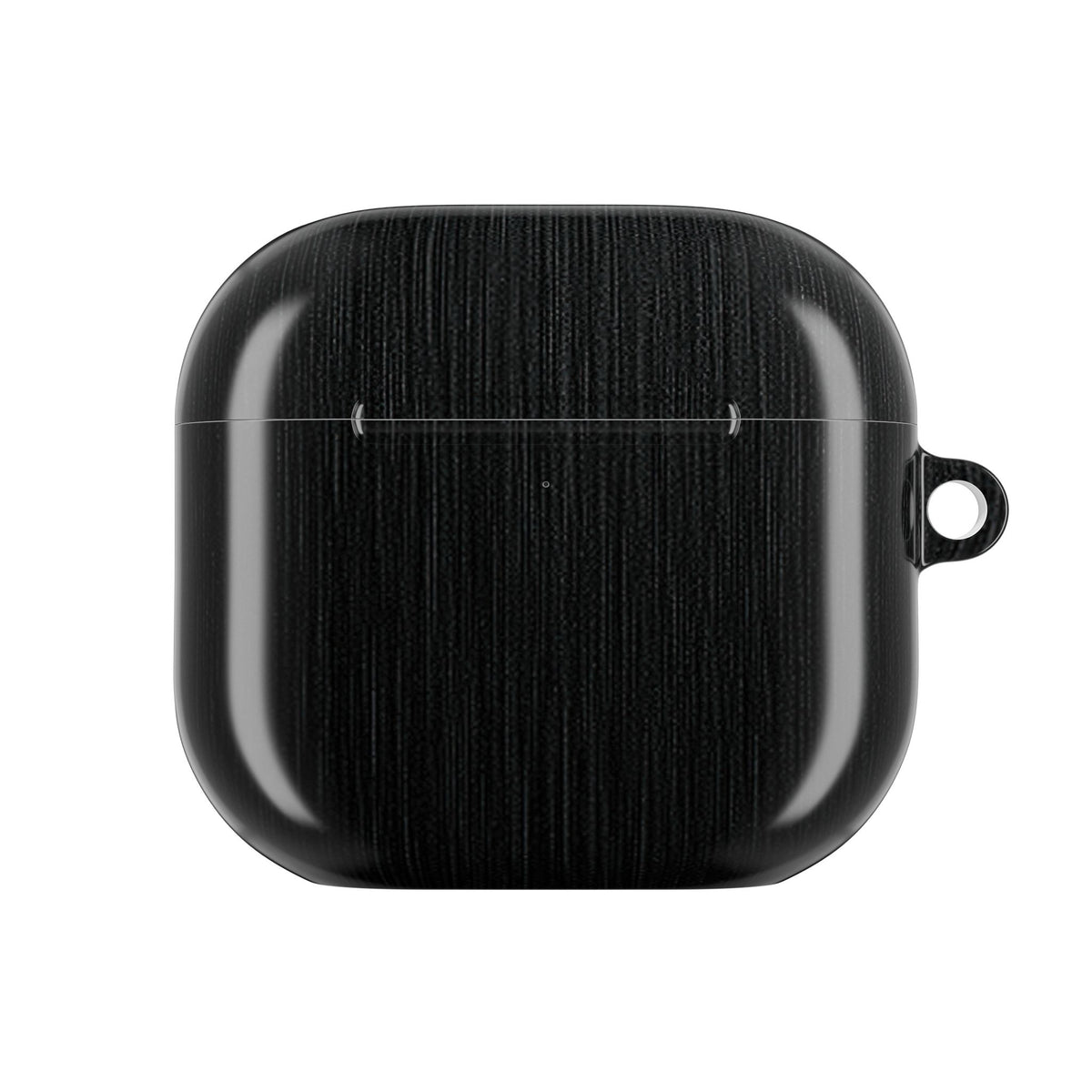 Obsidian Brushed Steel · Hard Case for AirPods & AirPods Pro · Black