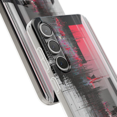 Black Lite Phone Case for Samsung - Crimson Data Leak
