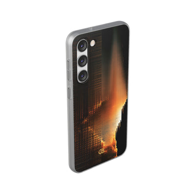 Luminous Grid · Lite Phone Case for Samsung · Black