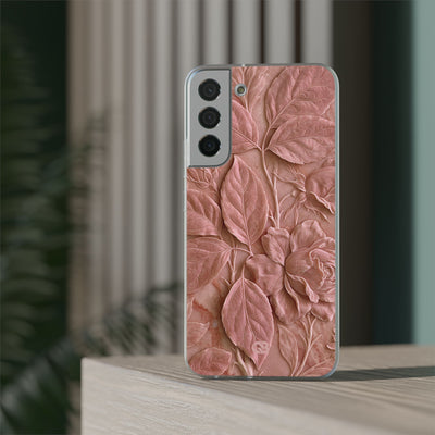 Blush Rose Relief · Lite Phone Case for Samsung · Pink