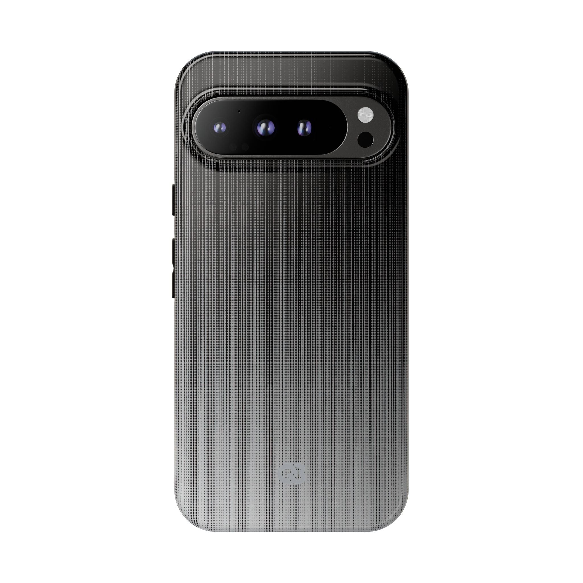 Grey Tough Phone Case for Google Pixel - Static Vertical Dither