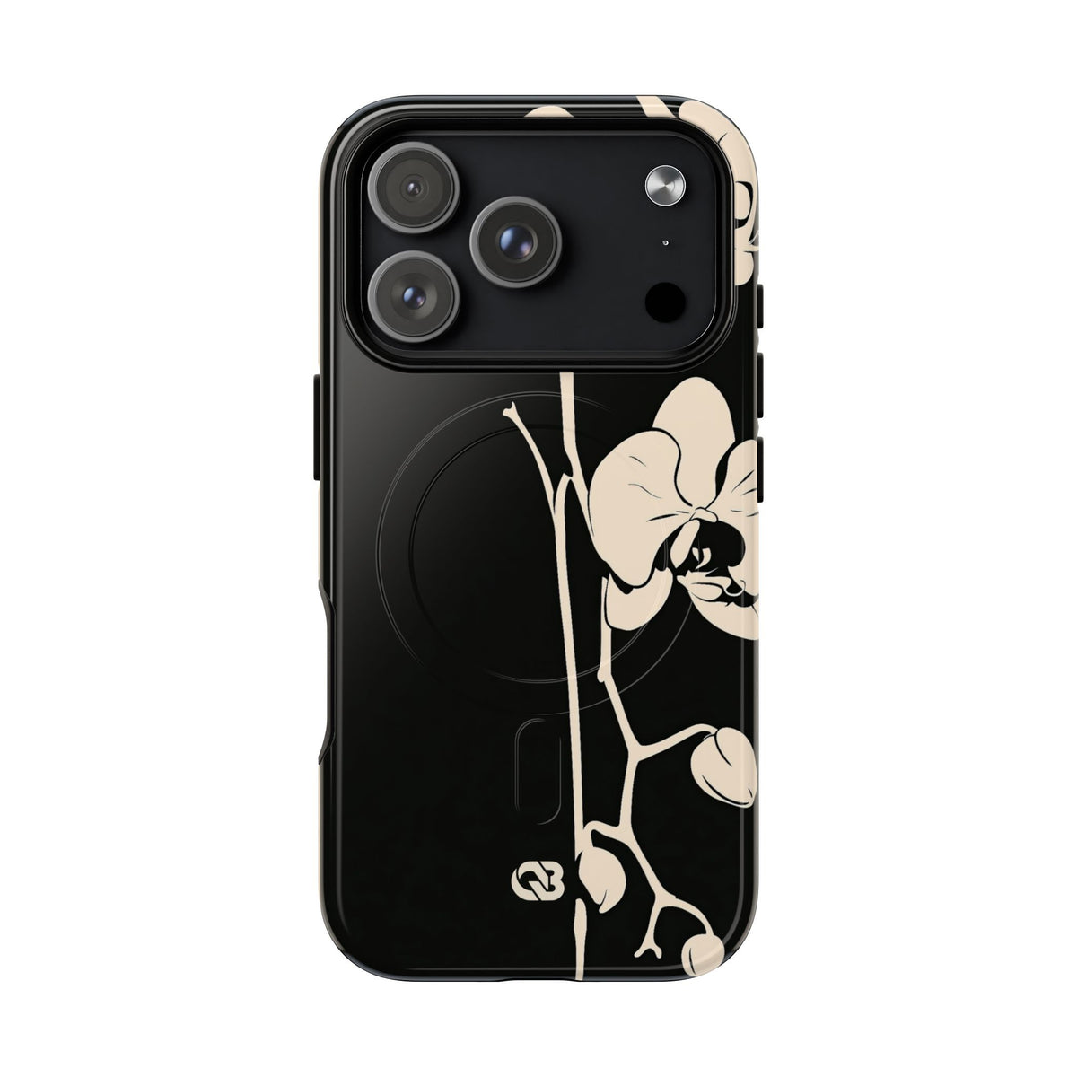 Nocturne Orchid · Tough 2.0 Magnetic Phone Case for iPhone · Black