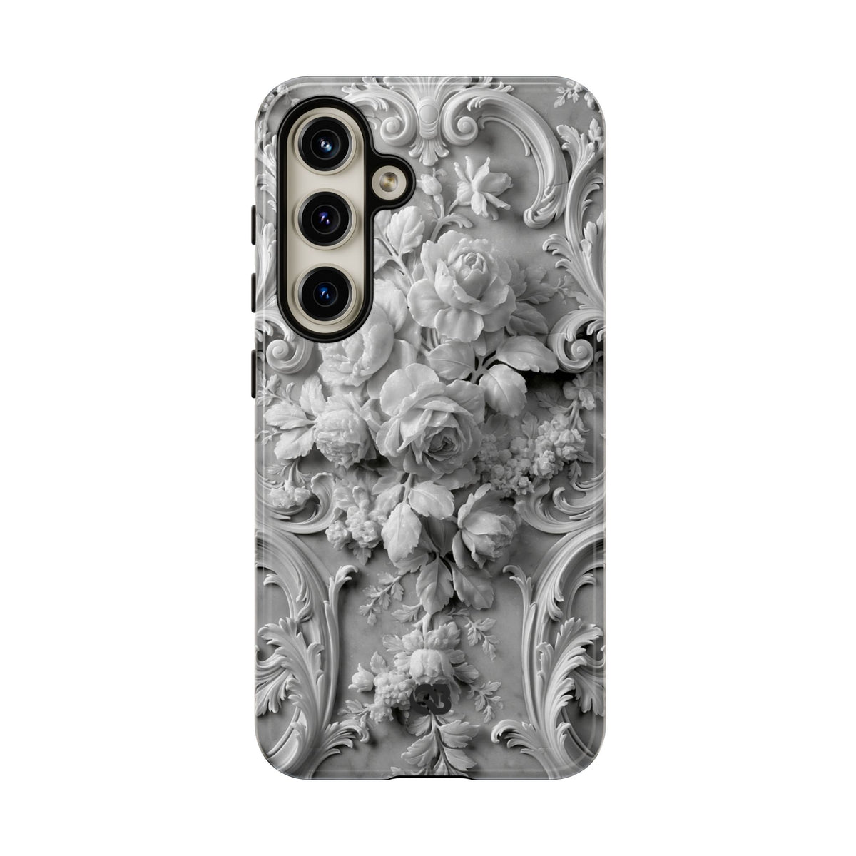 Rococo Marble Rose · Tough Phone Case for Samsung · White