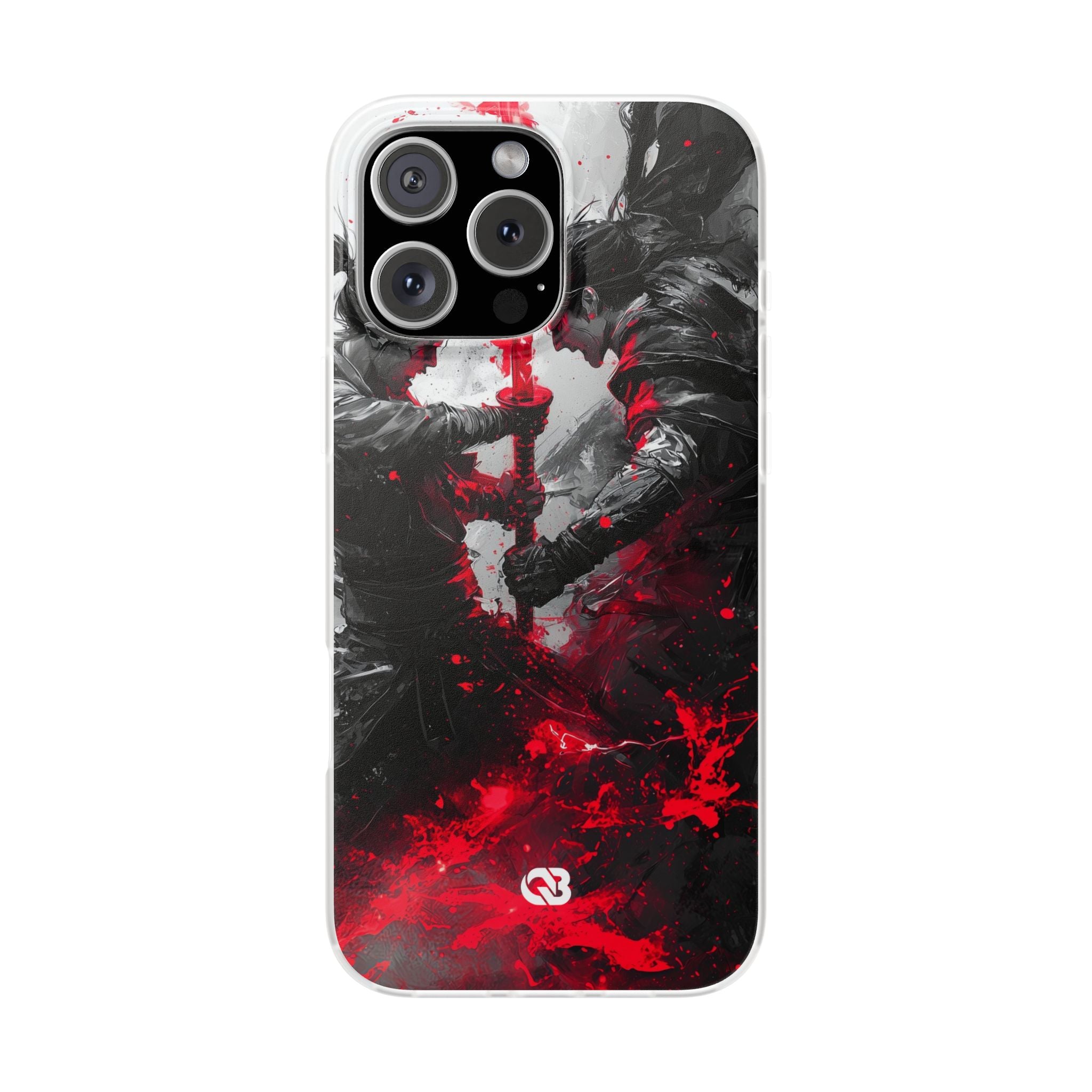 Shattered Crimson Duel · Soft Capa para iPhone