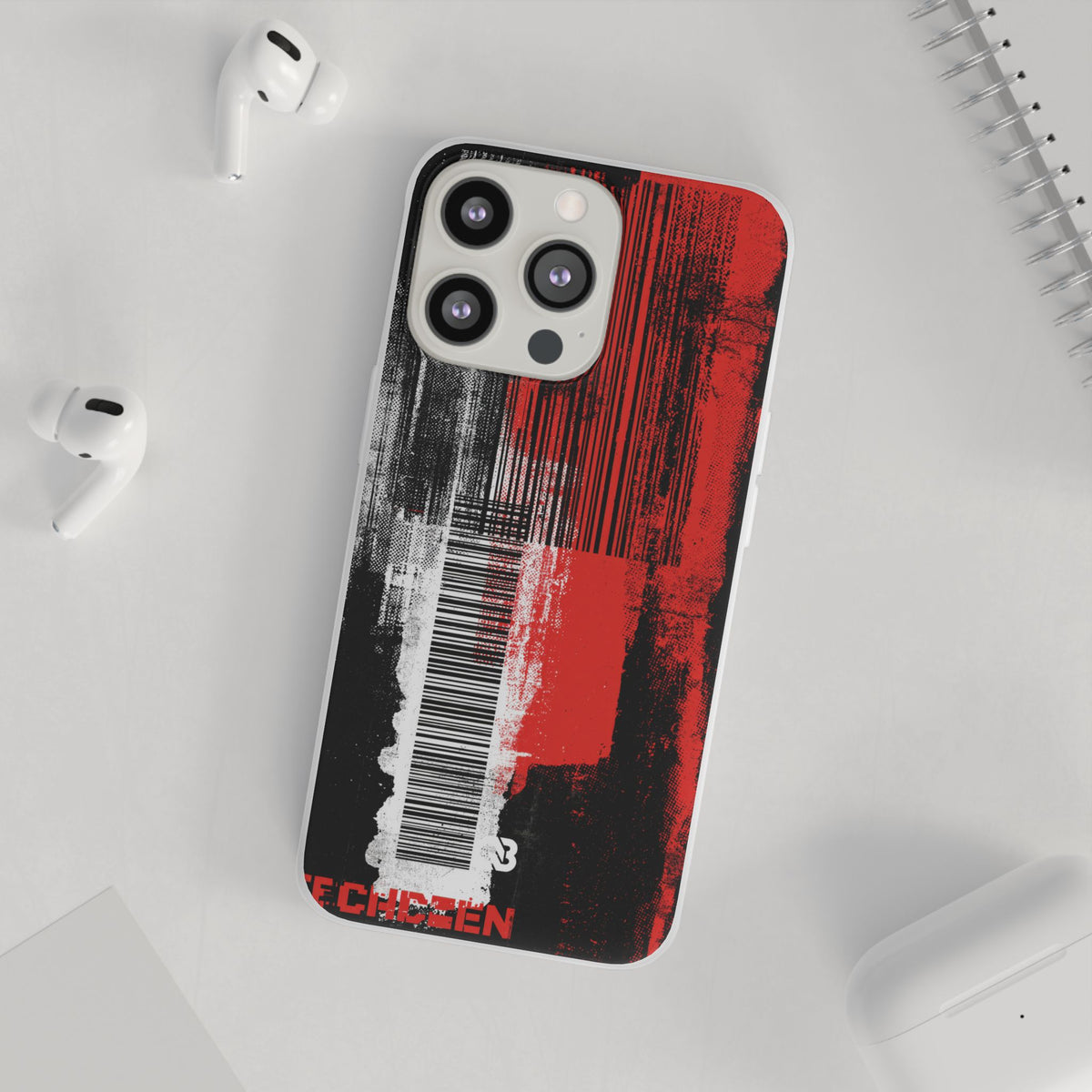 Distorted Barcode · Lite Phone Case for iPhone ·  Black