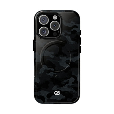 Blackout Urban Camo · Tough 2.0 Magnetic Phone Case for iPhone · Black