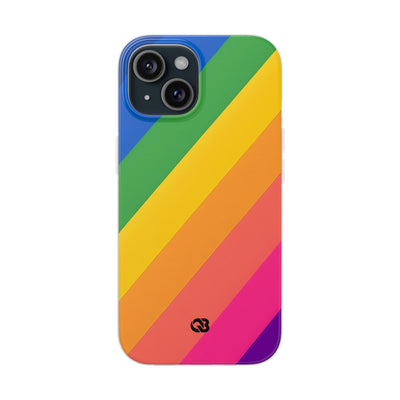 Vibrant Spectrum Slope · Soft Phone Case for iPhone