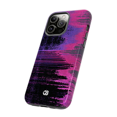 Neon Signal Shift · Tough Phone Case for iPhone · Purple