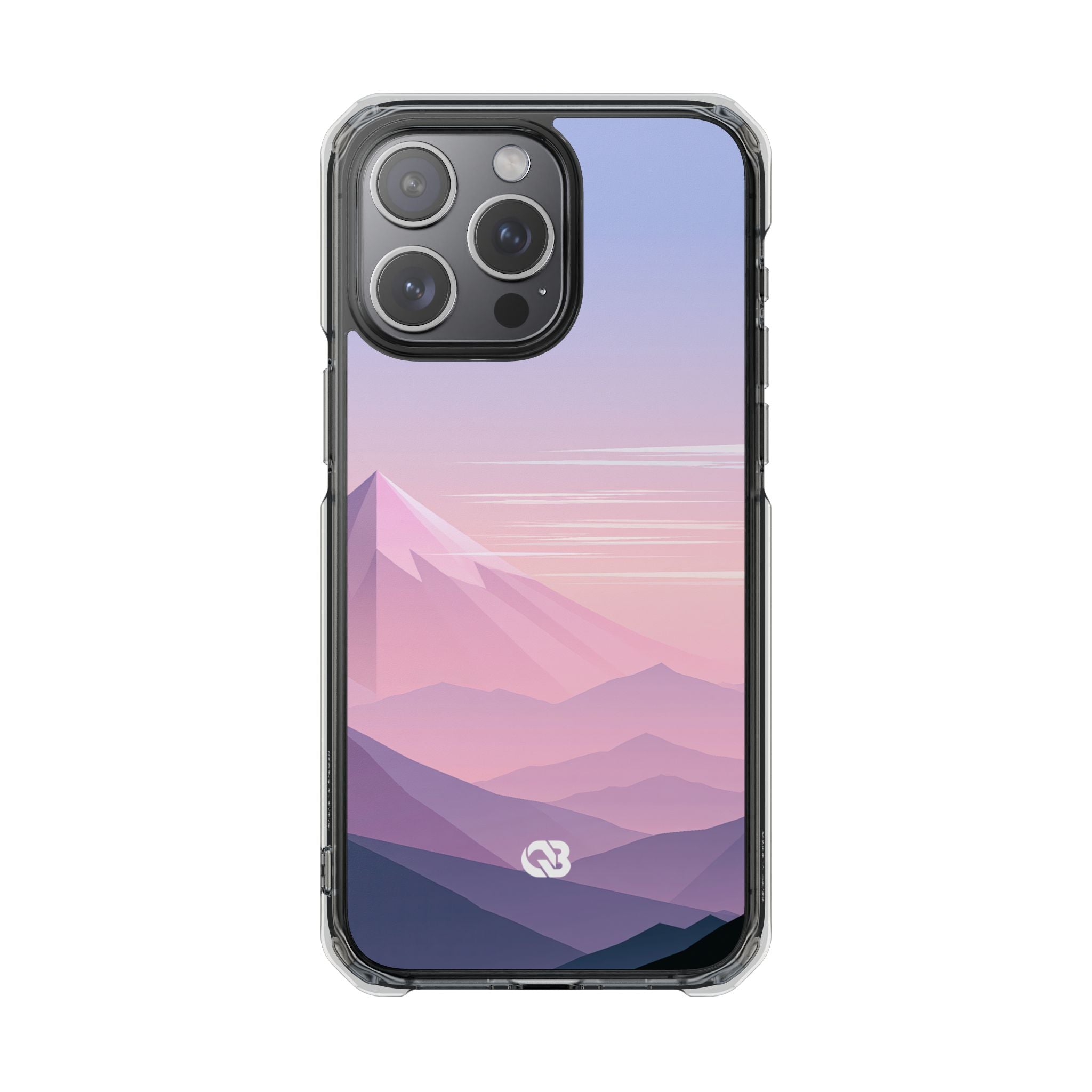 Purple Impact MagSafe Phone Case for iPhone - Lavender Alpine Dawn