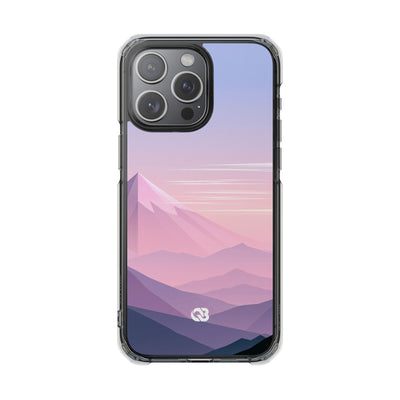 Purple Impact MagSafe Phone Case for iPhone - Lavender Alpine Dawn