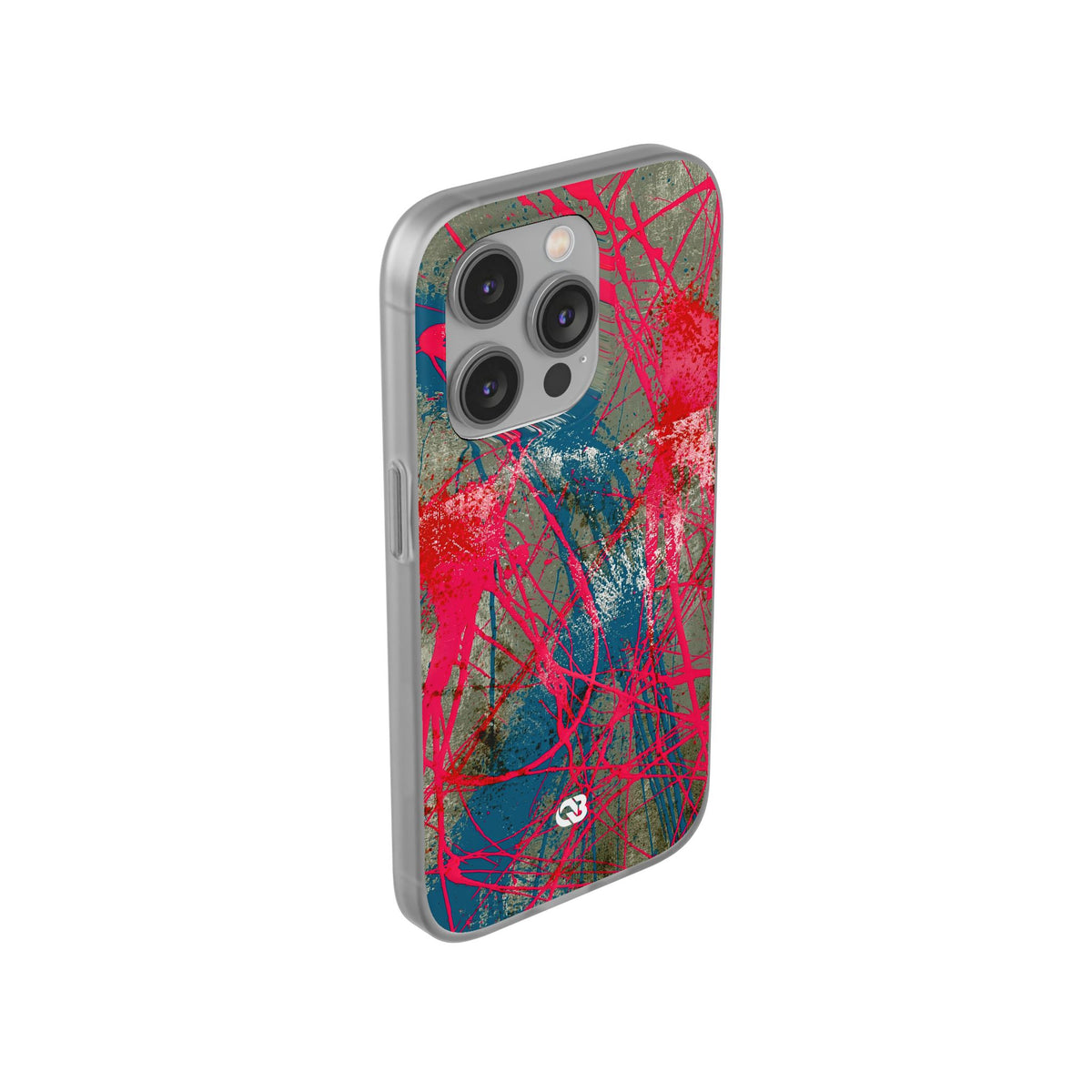 Neon Static Drip · Lite Phone Case for iPhone ·  Pink