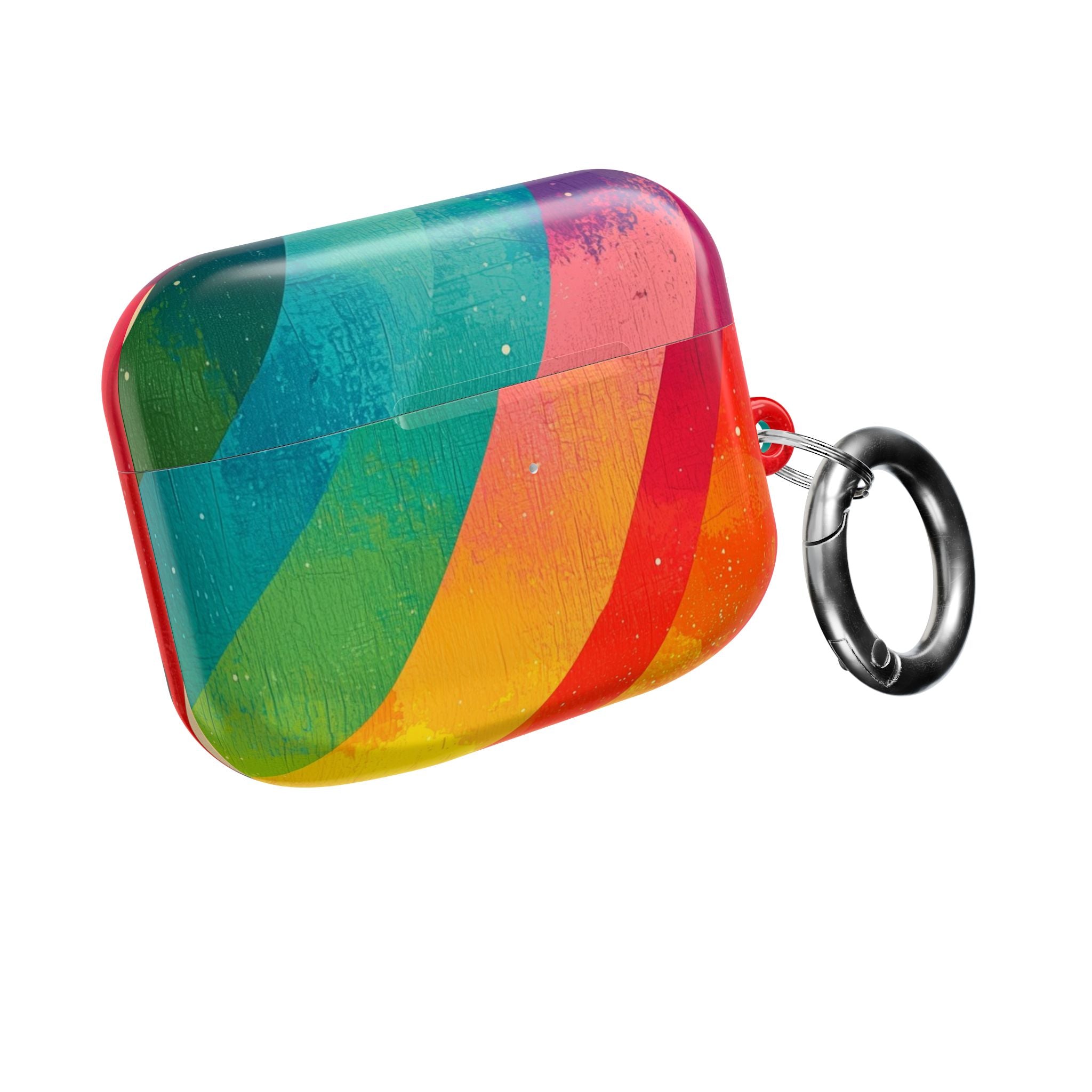 Curved Rainbow Breeze - AirPods Case