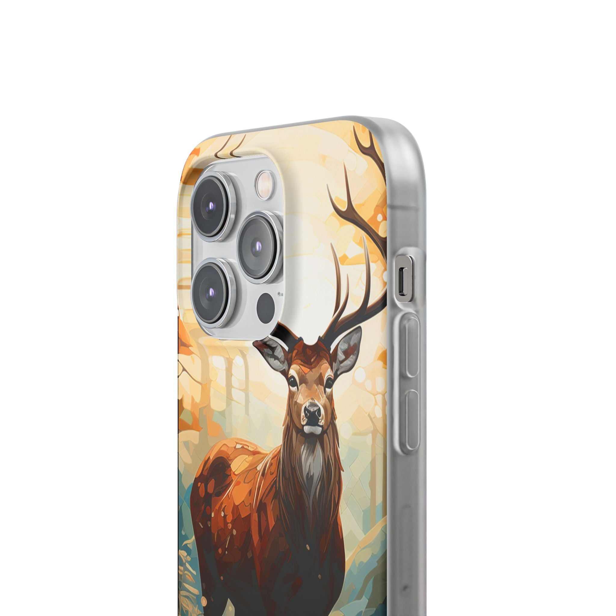 Glowing Stag iPhone 14 Pro Case - Soft - CASE•BOB