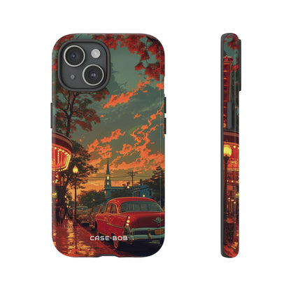 Crimson Classic iPhone 15 Case - Tough