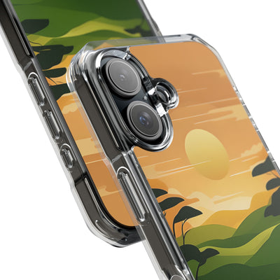 Verdant Horizon Sun · Impact Phone Case for iPhone · Magsafe