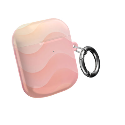 Blush Horizon Waves · Hard Case for AirPods & AirPods Pro · Pink