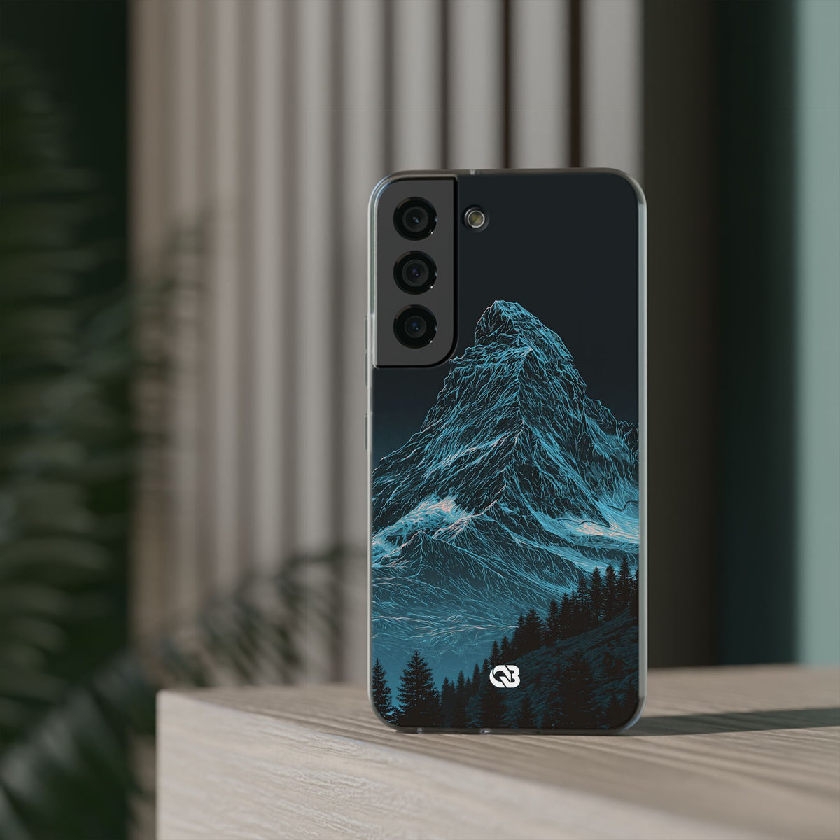 Glacial Alpine Peak · Lite Phone Case for Samsung · Blue