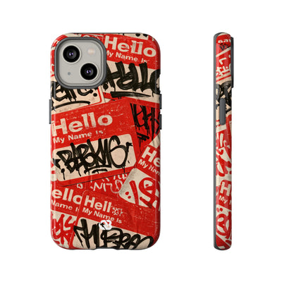 Slap Tag Collage · Tough Phone Case for iPhone · Red