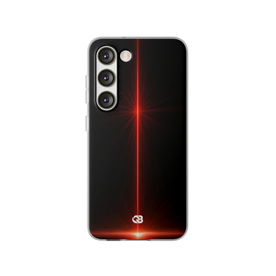 Red Lite Phone Case for Samsung - Crimson Flare Vector