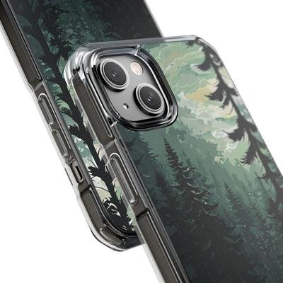 Misty Pine Shadow · Impact Phone Case for iPhone · Magsafe