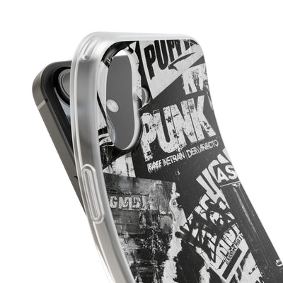 Underground Punk Collage · Lite Phone Case for iPhone ·  Black