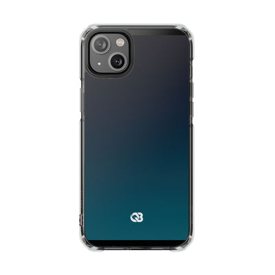 Abyssal Midnight · Clear Impact Magnetic Phone Case for iPhone · Blue