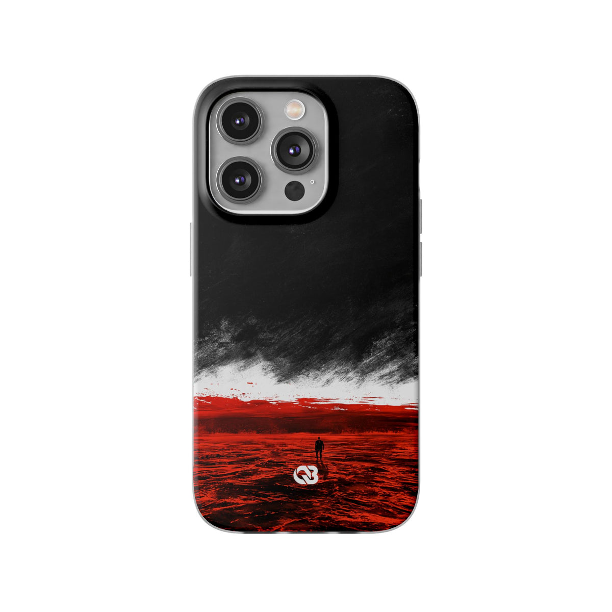Crimson Horizon · Lite Phone Case for iPhone ·  Black