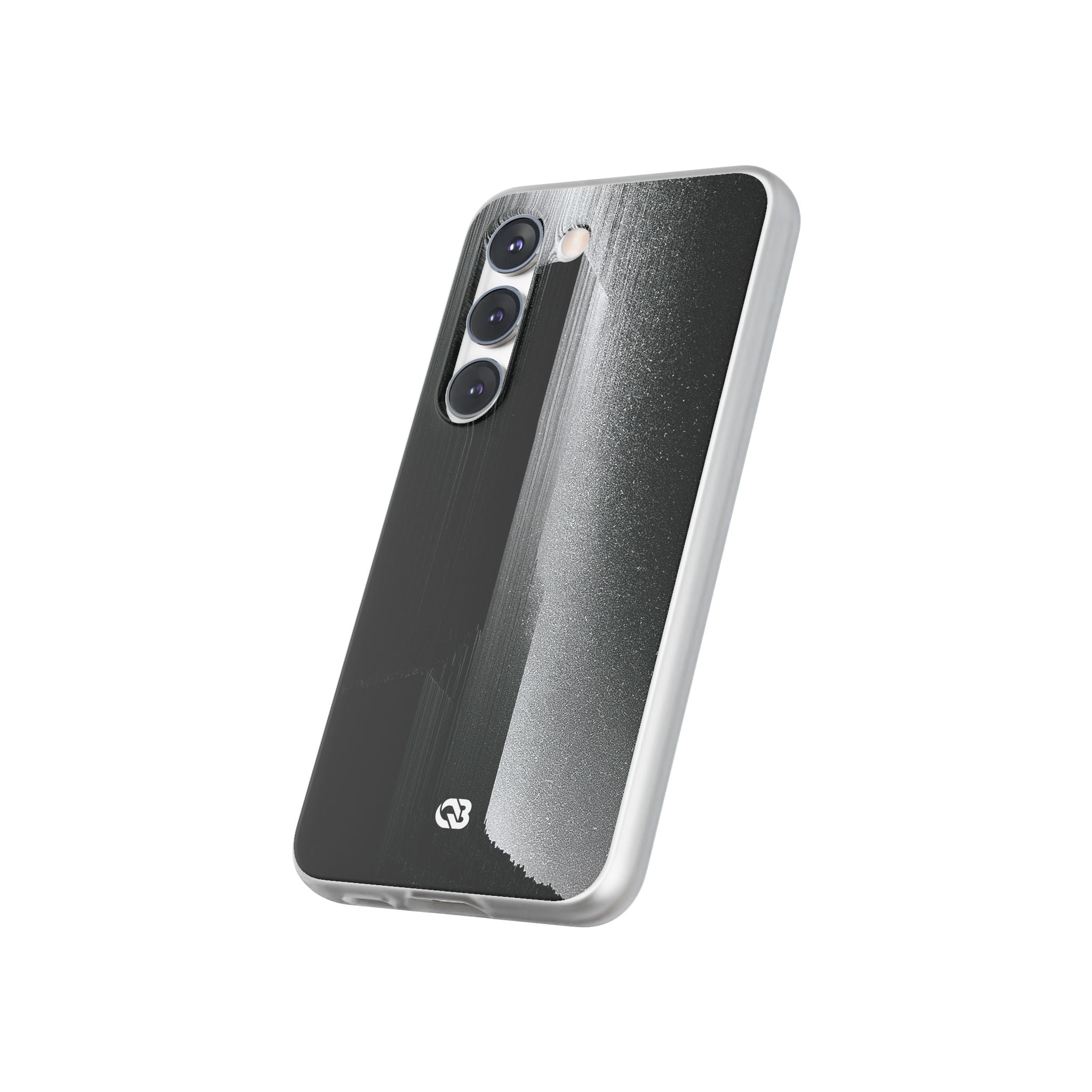 Black Lite Phone Case for Samsung - Brutalist Pixel Monolith