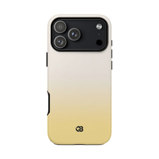 Solar Cream Ombre · Tough Phone Case for iPhone · Yellow