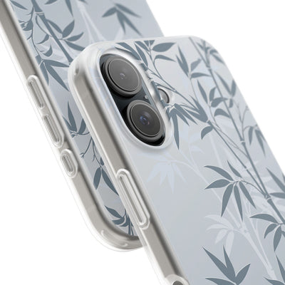 Blue Lite Phone Case for iPhone - Slate Bamboo Shadow