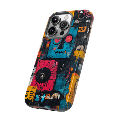 Blue Stitch Smile iPhone 14 Pro Case - Tough