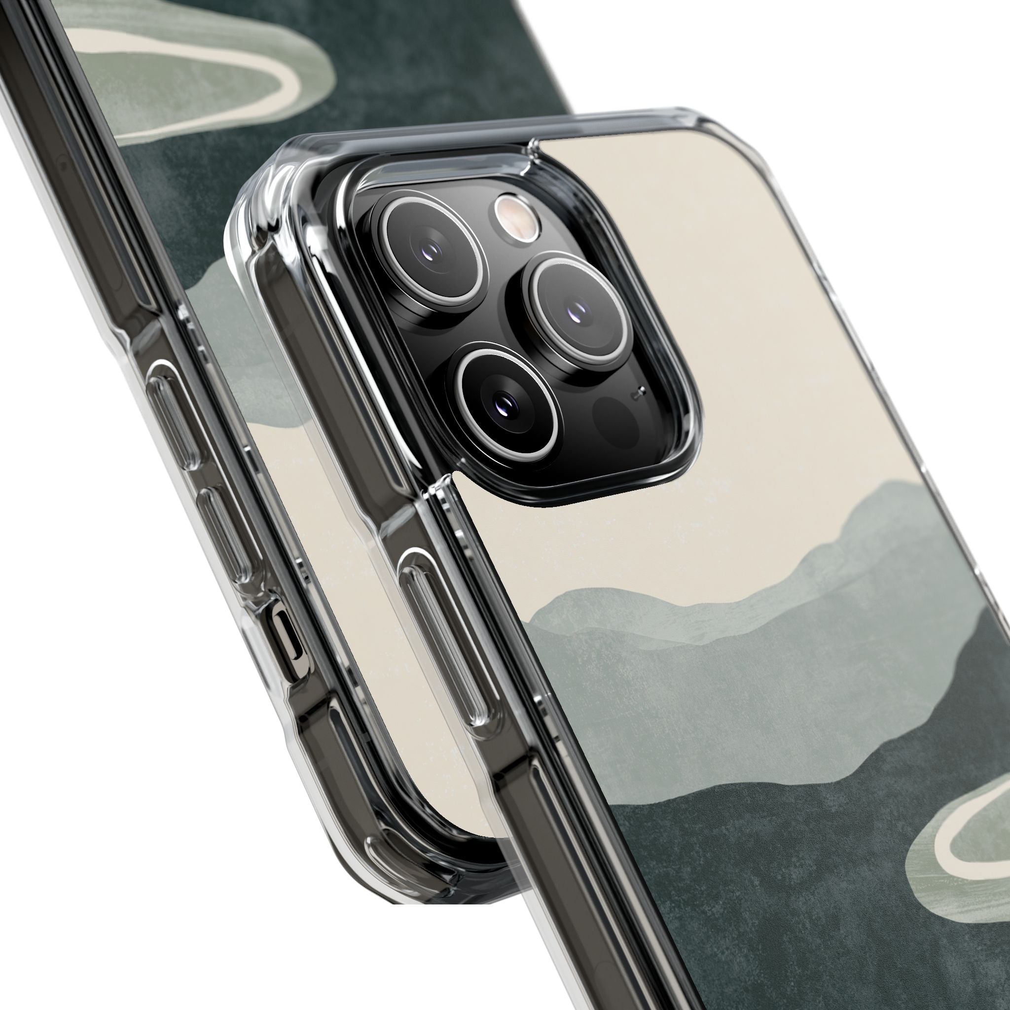 Green Impact MagSafe Phone Case for iPhone - Misty Sage Valley