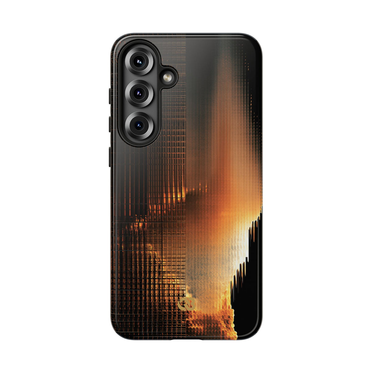 Luminous Grid · Tough Phone Case for Samsung · Black