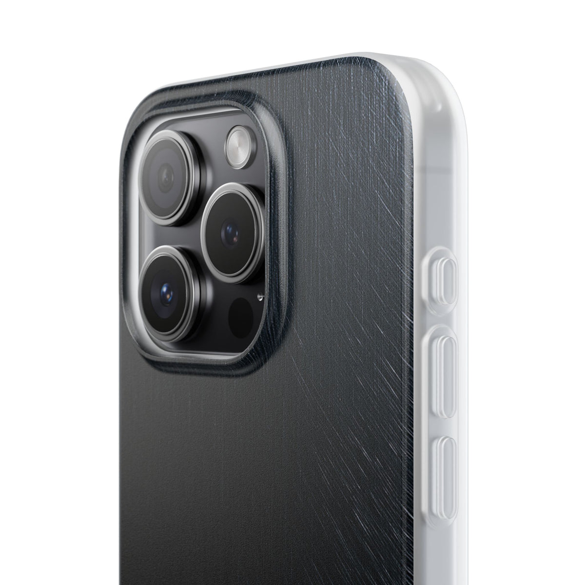 Brushed Obsidian Steel · Lite Phone Case for iPhone ·  Black